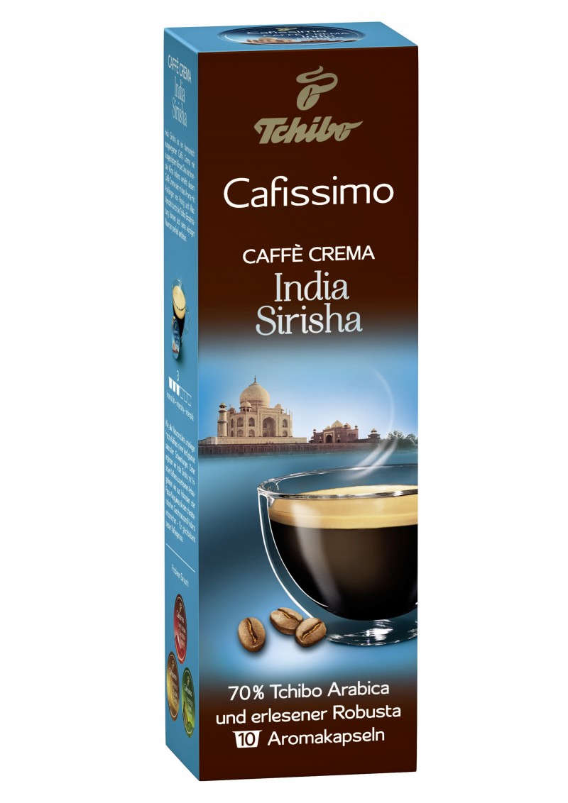 Capsule Tchibo Cafissimo Caffe Crema India Sirisha
